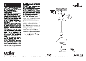 Bruksanvisning Nordlux Dial 25 Lampa