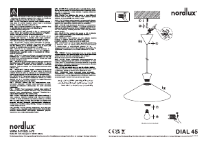 Manual de uso Nordlux Dial 45 Lámpara