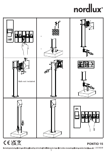 説明書 Nordlux Pontio ランプ