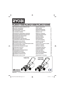 Handleiding Ryobi RLM5219SME Grasmaaier