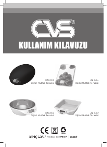 Kullanım kılavuzu CVS DN 3803 Mutfak terazisi