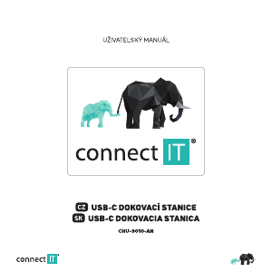 Manuál Connect IT CHU-9010-AN Rozbočovač USB