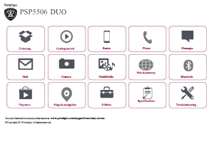 Manual Prestigio Grace Q5 Mobile Phone