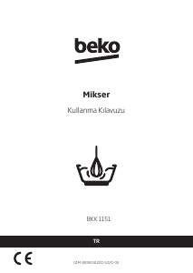 Kullanım kılavuzu BEKO BKK 1151 El mikseri