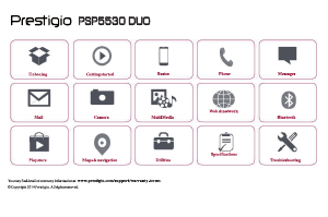 Manual Prestigio Grace Z5 Mobile Phone