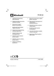 Manual de uso Einhell TP-DH 50 Martillo de demolición