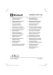 Manual Einhell AQUINNA 18/30 F LED Garden Pump