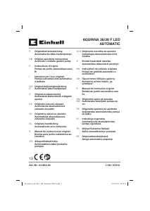 Manual Einhell AQUINNA 36/38 F LED AUTOMATIC Pompă de grădină