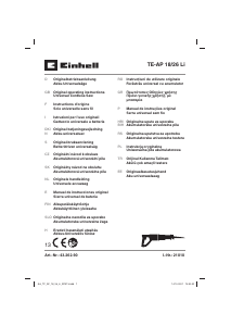 Manual de uso Einhell TE-AP 18/26 Li Sierra de sable