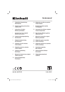 Manual Einhell TE-RH 950 5F Ciocan rotopercutor