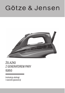 Instrukcja Götze & Jensen IG850 Żelazko