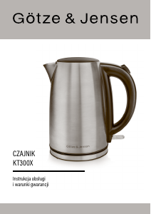 Instrukcja Götze & Jensen KT300X Czajnik