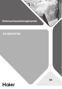Bedienungsanleitung Haier XI6B0S3FSB-84 Geschirrspüler