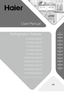 Manual Haier HTW 5618CNMG Frigorífico combinado