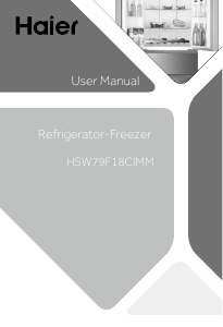 Mode d’emploi Haier HSW79F18CIMM Réfrigérateur combiné