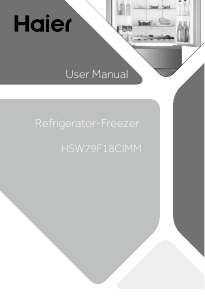 Handleiding Haier HSW79F18CIMM Koel-vries combinatie