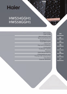 Manual de uso Haier HWS58GGH1 Vinoteca
