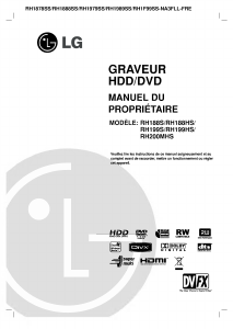 Mode d’emploi LG RH199HS Lecteur DVD