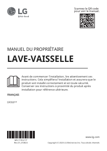 Mode d’emploi LG DF355FP Lave-vaisselle