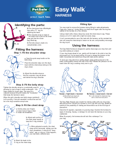 Bruksanvisning PetSafe Easy Walk Hundkoppel