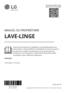 Mode d’emploi LG F71P12IX Lave-linge