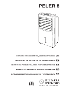 Manual de uso Olimpia Splendid Peler 8 Ventilador