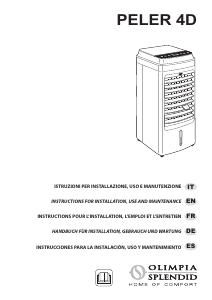 Manuale Olimpia Splendid Peler 4D Ventilatore
