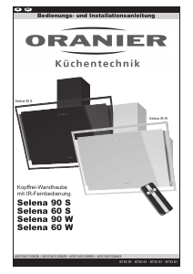 Bedienungsanleitung Oranier Selena 60 S Dunstabzugshaube