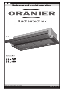 Bedienungsanleitung Oranier 6EL-90 Dunstabzugshaube