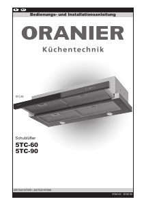 Bedienungsanleitung Oranier 5TC-90 Dunstabzugshaube