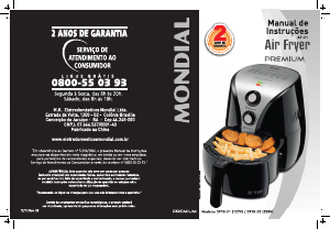 Manual Mondial AF-01 Premium Fritadeira