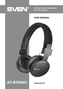Manual Sven AP-B700MV Headphone