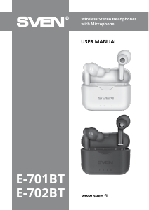 Manual Sven E-701BT Headphone