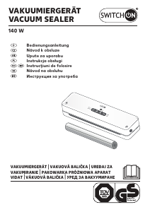 Instrukcja Switch On VS-A0101 Pakowarka próżniowa
