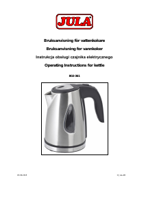 Bruksanvisning Menuett 802-361 Vannkoker
