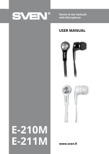 Manual Sven E-210M Headphone