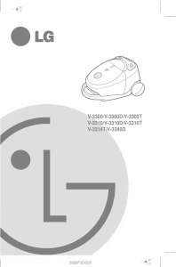 Mode d’emploi LG V-3310T Aspirateur