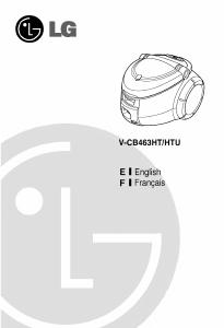 Mode d’emploi LG V-CB463HT Aspirateur