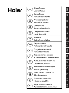 Manual Haier HCE321DK Congelator