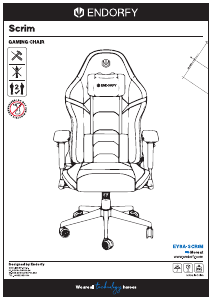 Manuale Endorfy EY8A002 Scrim Sedia da ufficio