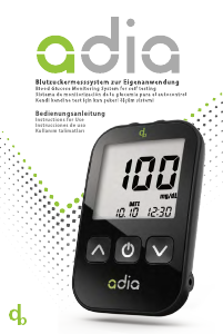 Handleiding Adia D48531 Bloedglucosemeter