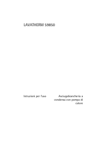 Manuale AEG T59850 Asciugatrice