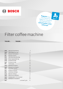 Manual Bosch TKA2M113 Coffee Machine