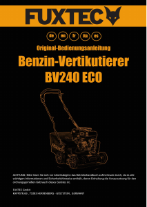 Mode d’emploi Fuxtec FX-BV240ECO Scarificateur