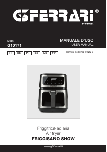 Manual G3 Ferrari G10171 Friggisano Show Deep Fryer
