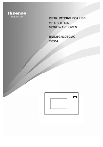 Handleiding Hisense BIM325GI63DBGUK Magnetron