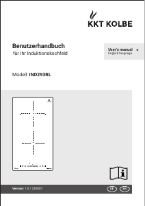 Bedienungsanleitung KKT Kolbe IND293RL Kochfeld