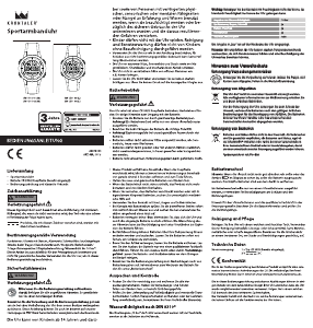 Bedienungsanleitung Krontaler SW 1511-03 Sportuhr