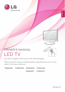 Handleiding LG 24MN43D LED televisie