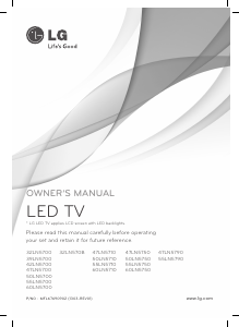 Handleiding LG 32LN570B LED televisie